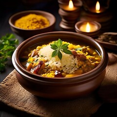 chicken curry with rice