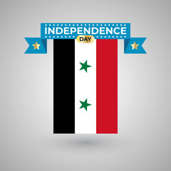 Syria Independence Day Flag Banner