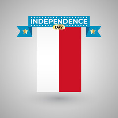 Monaco Independence Day Flag Banner