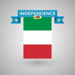 Italy Independence Day Flag Banner