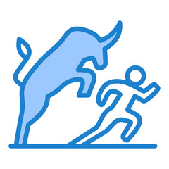 The Running Of The Bulls Icon
