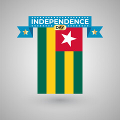 Togo Independence Day Flag Banner