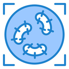 Fototapeta premium Microscopic Debris Icon