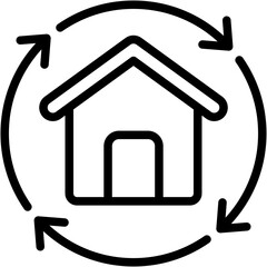 Sustainable Home Icon