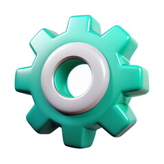 3d gear icon