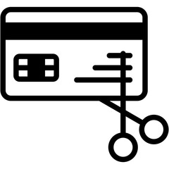 Credit Card Scissors Icon