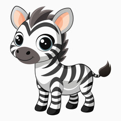 baby zebra cartoon, zebra vector illustration, zebra icon and healthy sweet fruit, silhouette, logo, eps file, zebra cartoon character, png on white background
