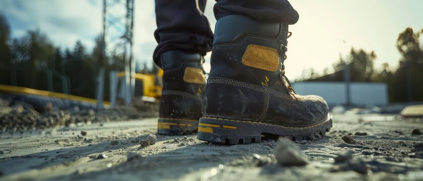 Boots designed for outdoor labor, ensuring comfort and safety while navigating various conditions such as water and challenging terrain