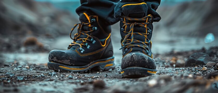 Boots designed for outdoor labor, ensuring comfort and safety while navigating various conditions such as water and challenging terrain