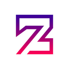 Monogram Z. Design vector Z logo. Monogram initial letter mark Z logo design. Monogram design vector logo. Monogram initial letter mark Z logo design. Simple Z monogram. Monogram Z design logo