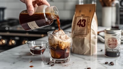 A tiramisu latte, home version