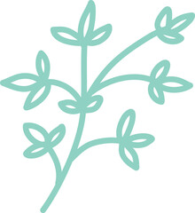 Ornaments Hand Drawn Nature Leaf Element 