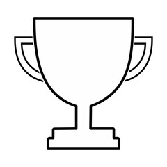 trophy icon in trendy flat style, trophy line icon vector images