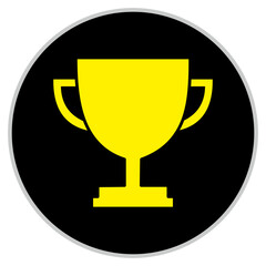 trophy icon in trendy flat style, trophy line icon vector images