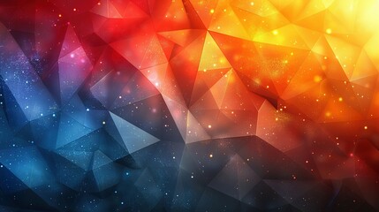 Triangular Tapestry: Abstract Geometry in Motion