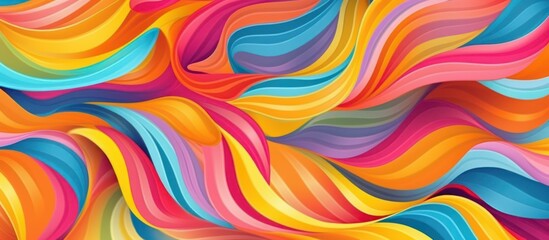 Obraz premium Abstract Colorful Swirling Background