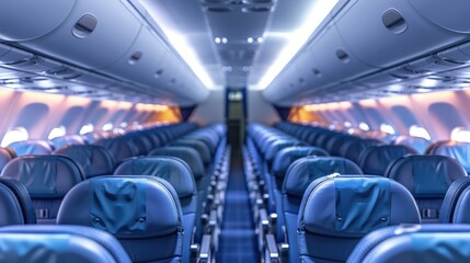 Spinning airplane aircraft seats. Seat selection and adding on the airline website.