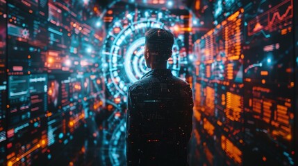 Fototapeta premium Strategic Precision: Business Goals in the Crosshairs