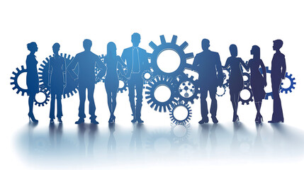 Gears that drive business, wallpaper, planning strategies to create business results
