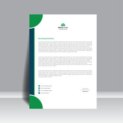 Creative letterhead minimal design template, for your project, vector design.
