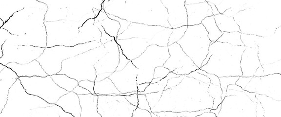 Vector marble pattern with white and black cracks Transparent texture.