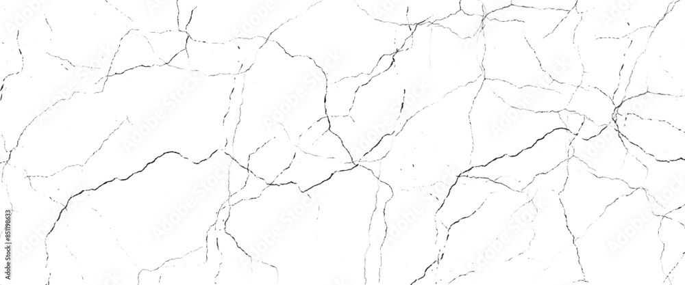 Poster vector marble pattern with white and black cracks transparent texture.