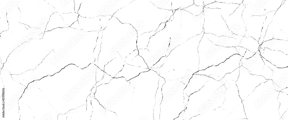 Poster vector marble pattern with white and black cracks transparent texture.