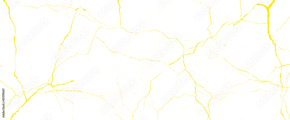 Poster vector marble pattern with golden dry cracks transparent texture.