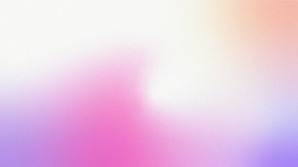 Abstract gradient background blending pastel pink, purple, and white with noise texture