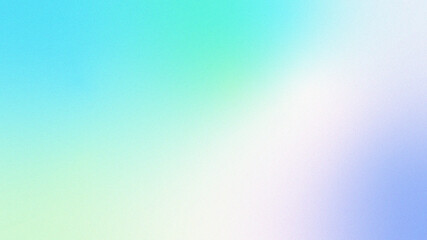 Soft pastel grainy gradient background fading from blue to green to white
