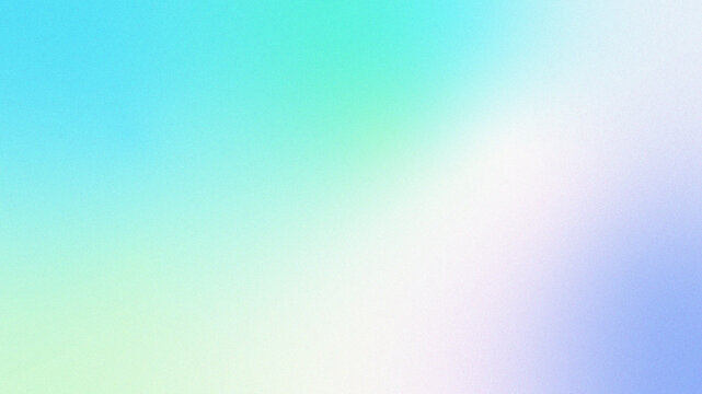 Soft pastel grainy gradient background fading from blue to green to white