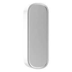 Silver 3D Font Letter I uppercase