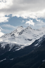 Obraz premium Mountain view (Bormio, Italian alps)