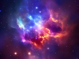 Fototapeta premium background with stars