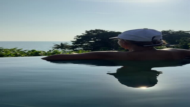 Pool villa in resort in trisara beach in Bang Tao, Phuket, Thailand
