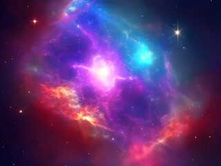 Fototapeta premium background with stars