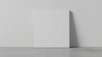 Blank flyer poster isolated on grey to replace your design