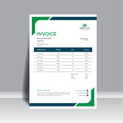 Creatively designed Invoice that features vibrant colors. for your company. New Invoice design in completely new style, For your company.
