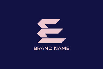 Obraz premium EI, IE, E, I abstract letters logo monoLetter E logo icon design template elementsgram, modern letter E abstract logo, Letter E logo icon design template elements, 