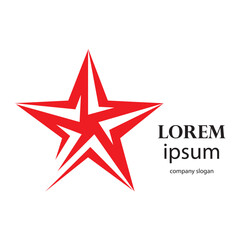 successful victory star logo design