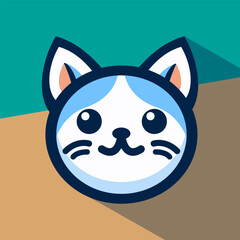 mascot logo cat illustration vector 2