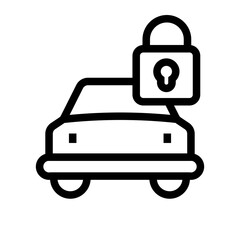 lock car icon