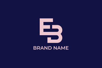 e b eb initial logo design vector template, Abstract Hexagonal Letter E and B Business Logo, E B Initial letter hexagonal logo vector, Abstract initial letter EB or BE logo