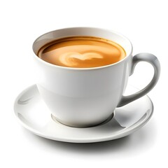 Obraz premium cup of coffee isolated on background