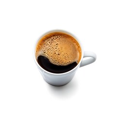 Fototapeta premium cup of coffee isolated on background
