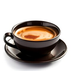 Fototapeta premium cup of coffee isolated on background