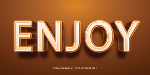 enjoy typography premium editable text effect