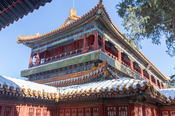 snow view of the Forbidden City