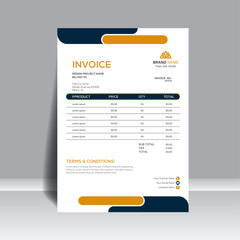 Brand-new Invoice design for your business in an entirely new aesthetic.