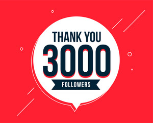 3k digital web subscribers thank you background design vector